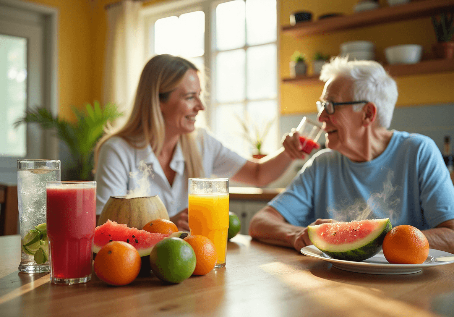 4 Essential Hydration Drinks for Elderly Caregivers
