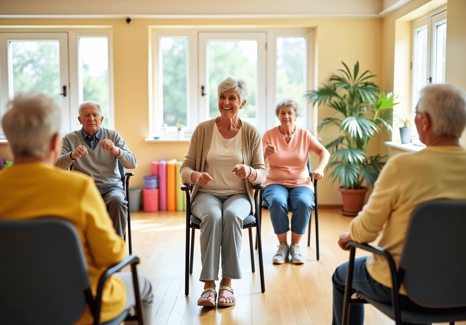 5 Essential Chair Aerobics for Seniors Near You