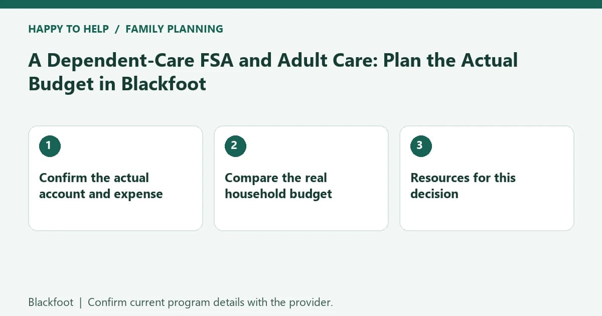 A Dependent-Care FSA and Adult Care: Plan the Actual