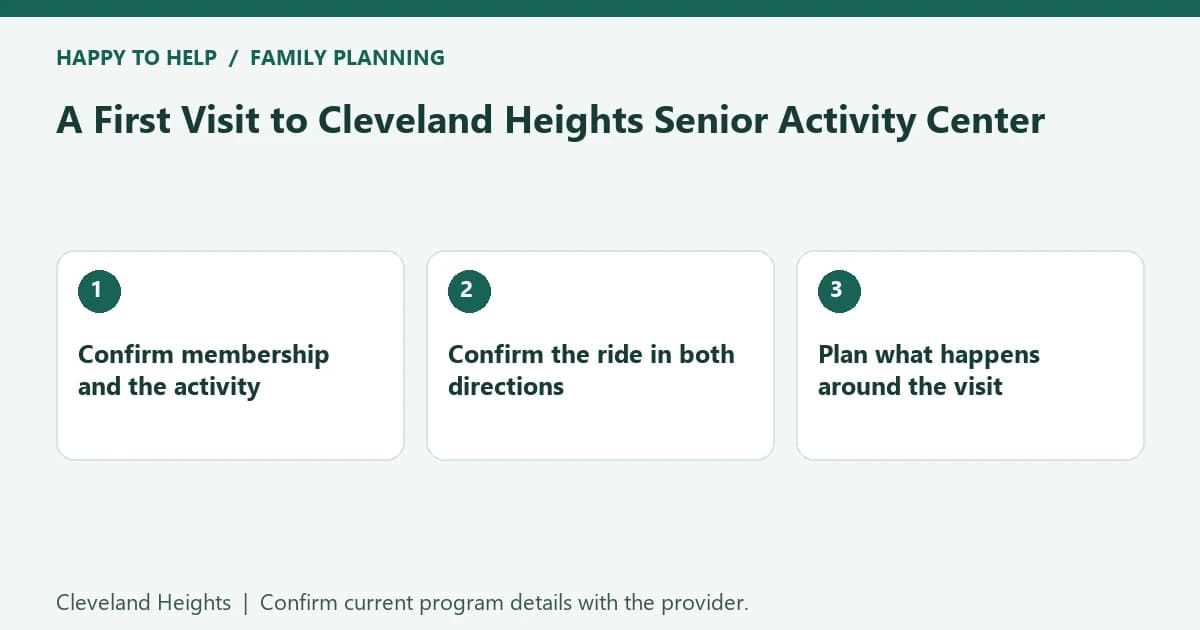 A First Visit to Cleveland Heights Senior Activity Center