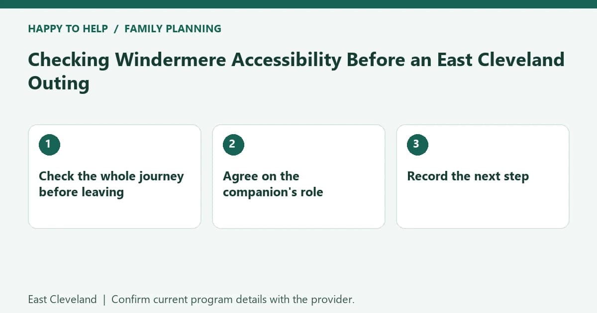 Checking Windermere Accessibility Before an East Cleveland