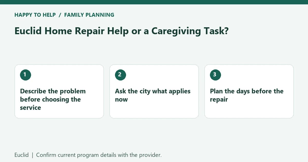 Euclid Home Repair Help or a Caregiving Task?