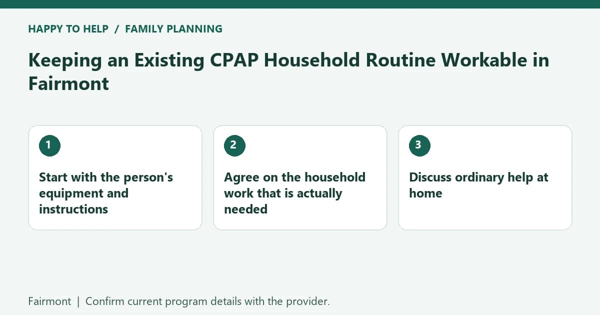 Keeping an Existing CPAP Household Routine Workable