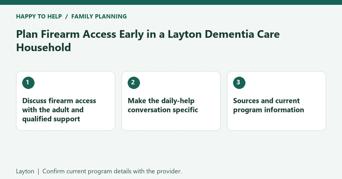 Plan Firearm Access Early in a Layton Dementia Care
