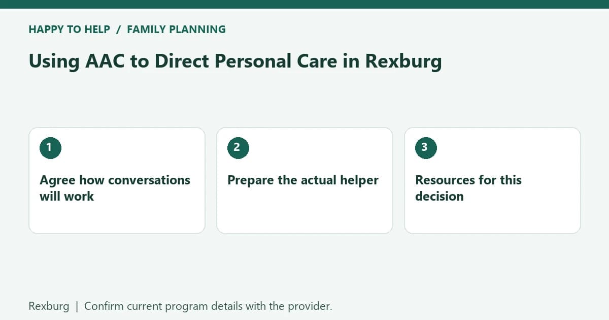 Using AAC to Direct Personal Care in Rexburg