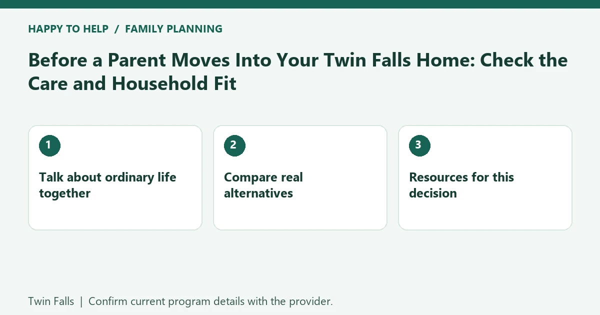 Before a Parent Moves Into Your Twin Falls Home: Check