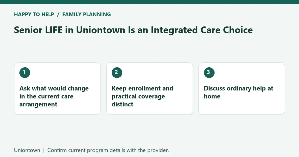 Senior LIFE in Uniontown Is an Integrated Care Choice